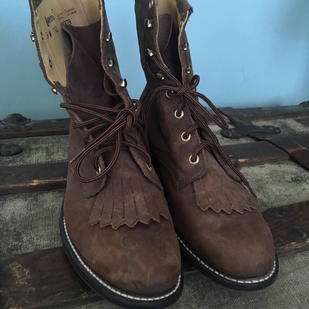 Like new vintage Deadstock laredo roper boots